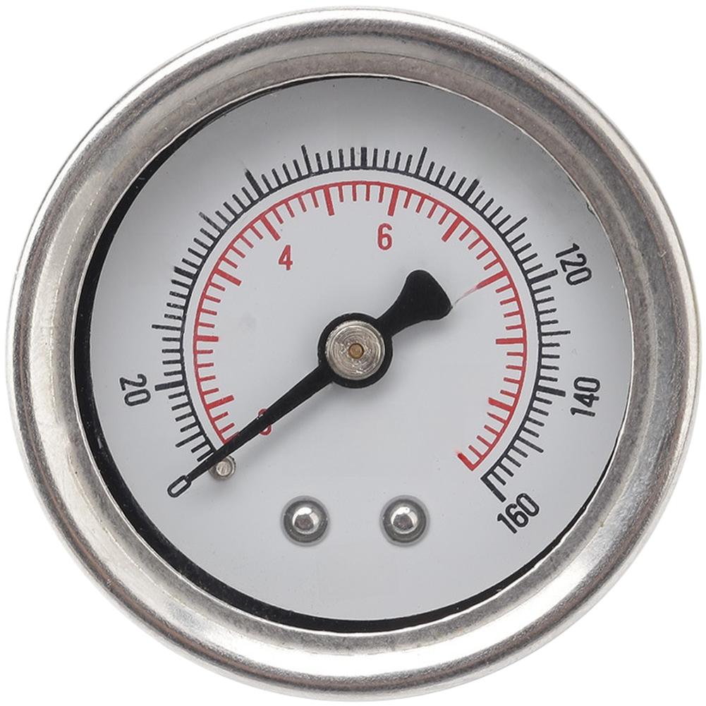 0-160 Psi Range Fuel Pressure Gauge AN6 Adapter Kit
