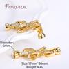 Handmade DIY Beads End Clasps Fastener For Jewelry Making,18K Gold Plated Zircon Bowknot Connector Clasps For Necklace Making
