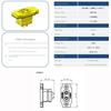 XT60E-F Female Plug Power Battery Connecting Adapter Battery Interface Connector with Dust-proof Cover Electrical Supplies