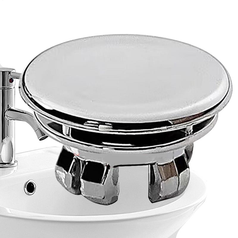 Bathroom Sink Overflow Trim Ring Overflow Cover Rings Hole Insert 22-24mm Sturdy Double Layer Overflow Cover Insert In Hole