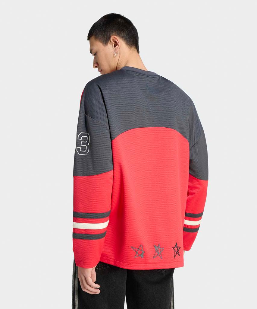 adidas Maillot de Hockey à Manches Longues - Rubis / Ku9187