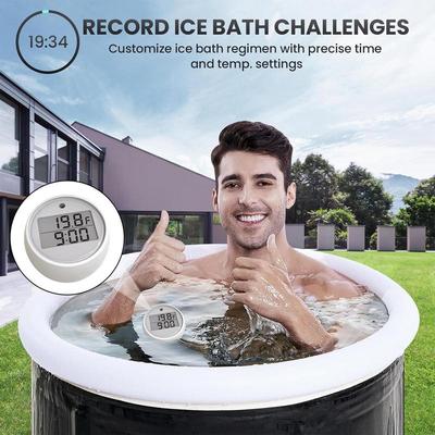 Termometru Digital Digital pentru Baie cu Gheață, cu Citiri Precise ale Temperaturii, Impermeabil IPX6, Afișaj LED, Termometru pentru Piscină Spa