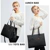 2 in 1 Lunch Bag for Women Shoulder Laptop Bag Large Capacity with Insulated Compartment Outdoor Multifunction