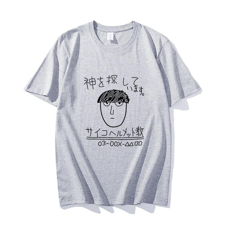 Psionic 100 Schattenberg Shuriko Kurzarm T-Shirt Passant Polizei 100 Grübchen Anime Merchandise Kleidung Sommer