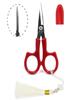 Sanka Cutwork Straight for Thread Fabric Compact Scissors, Blade, 130mm, Ambidextrous, Sharp, Sewing, Trimming, Embroidery, Patchwork, Trimming,
