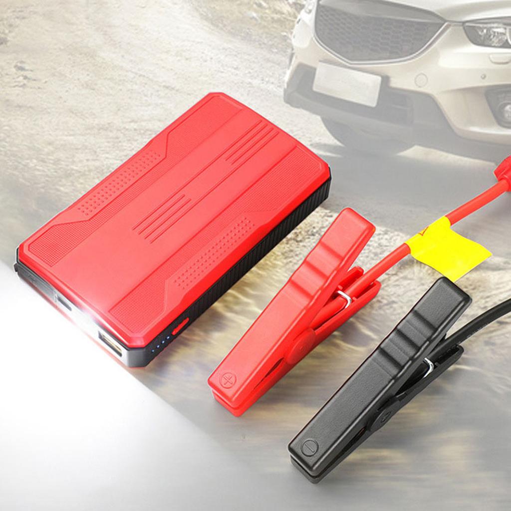 Car Emergency Starter LED Light High Capacity Battery Booster Portable Power Bank Charger for 12V Ga