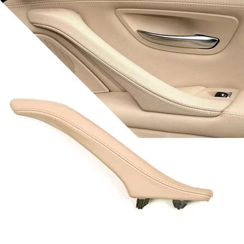 Compatible Interior Door Leather Handle for 2010-2017 BMW 5 Series F10/F11/F18 520i/523i