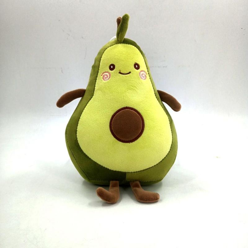 30CM Super Soft High Appearance Level Fruit Plush Toy Watermelon Strawberry Avocado Children s Enlightenment Fruit Doll 30cm