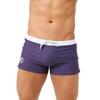 Men's Back Pocket Swimwear Short Swim Trunks Beach Shorts Sexy Mesh Boxer Briefs Comfortable Soft Breathable