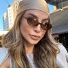 Vintage Stylish Sunglasses Women Oval Shape UV Protection Women's Sun Glasses Fashion Trendy Sunglass Women