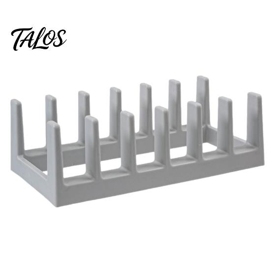 Talos Pot Lid Plate Organizer, Kitchen Shelves Countertop Storage Rack, Multi-Compartment Design for Lids And Chopping Boards