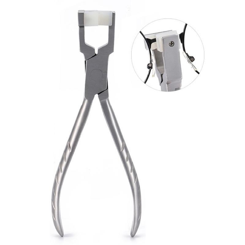 Nylon Jaw Pliers Glasses Frame Adjusting Plier Nickel Chromium Alloy Steel Jewelry Making Flat/ Needle Nose Pliers Tool