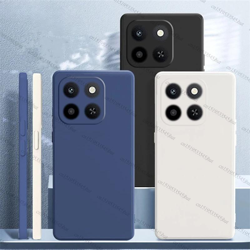 Case For Honor X6C Case Shockproof Soft TPU Original Liquid Silicone Back Case For Honor X6C Cover For Honor X6C Funda 6.61 inch