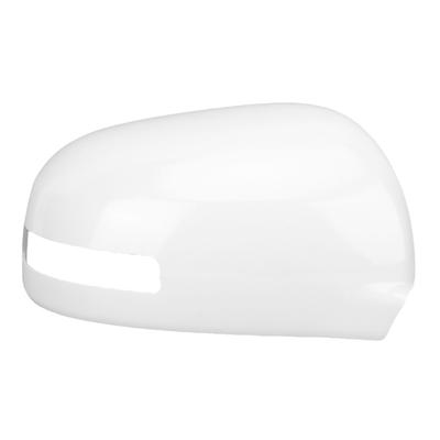 White Rearview Mirror Cover Cap With Turn Signal Hole Protective ABS Side Door Wing Mirror Cap Trim Replacement for