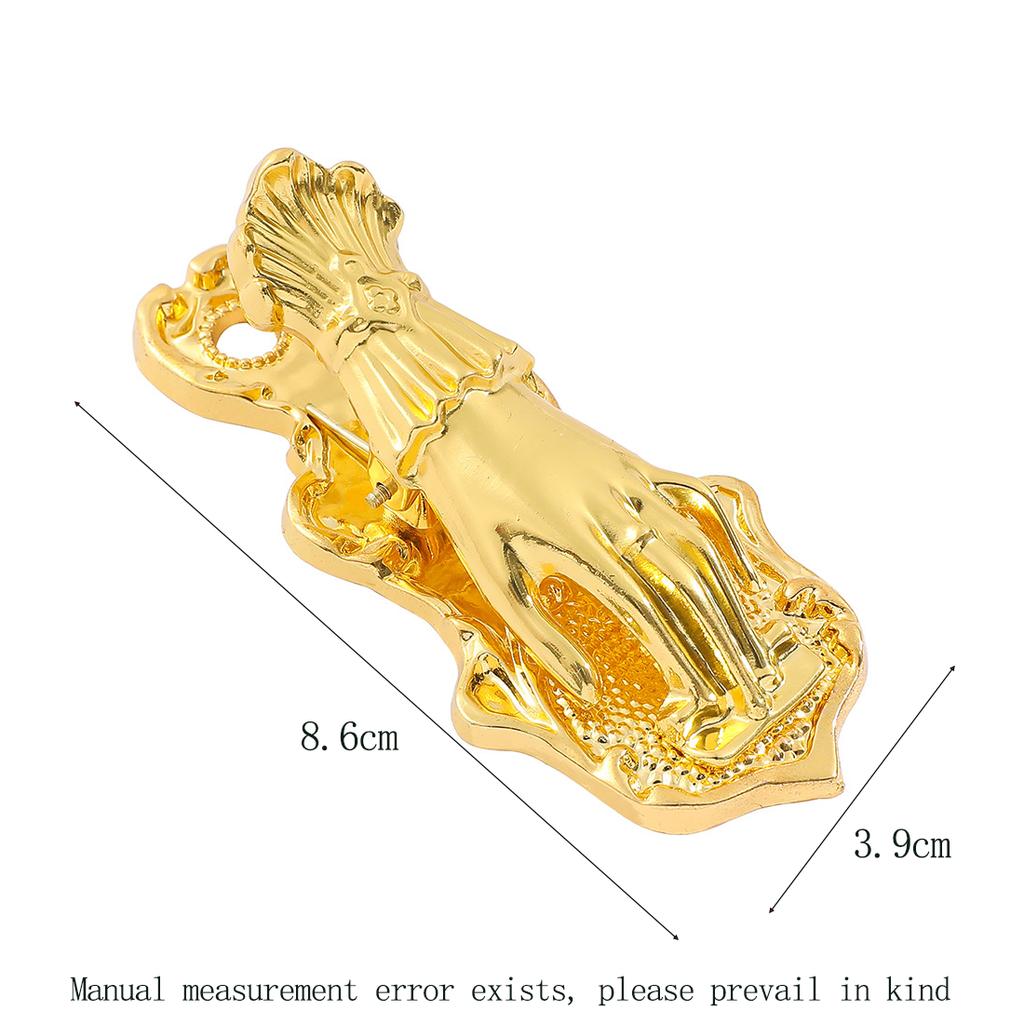 1pcs Women's Hand-Shaped Metal Bookmark Clip Page Holder, File Clip Handmade Travel Notebook Accessories Reading Stationery