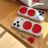 In's Simple Dual-Layer Tomato Design Phone Case for iPhone 17 Pro Max and Apple 16/15