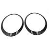 Pair of Headlights and Headlight Lamp Cover Trims for the R55 Clubman | Qiilu Car Headlight Trim Rings | Pair of Headlight Trim Rings, Glossy Black, L