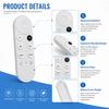 GOOGLE TV Remote Control with 8-12m Range 4 Buttons
