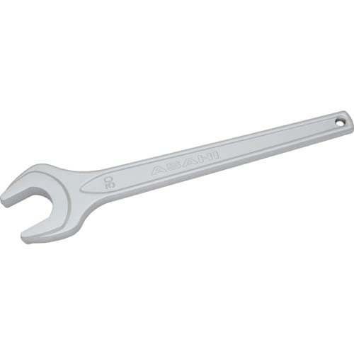 ASH Round Open-End Wrench, Heavy-Duty Type, JISH (Chrome Plated), 30mm