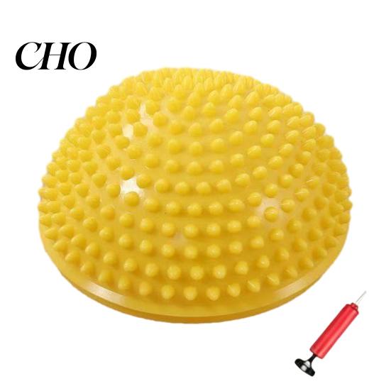 Sensory Development Toy Balance Ball Anti-Slip Thickened Base Hemispheric Massage Design Colorful Non-turning Trainer Preschool Activity Family