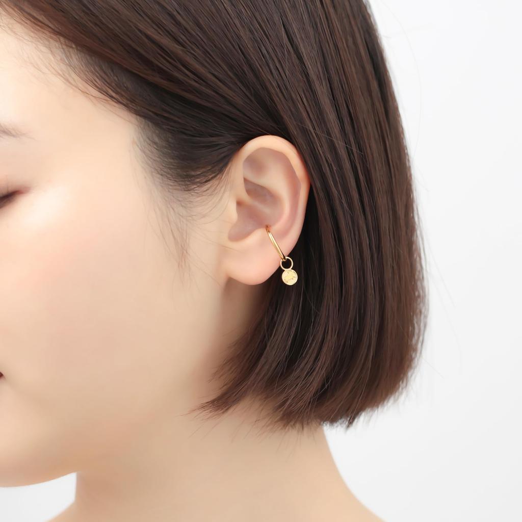 ESTELLE Ear Silver with Yellow Gold Plating Earring [ESTELLE] [Official] [WEB Exclusive] Women's Cuff, Single (Taurus) 0291-0427-0019-0000