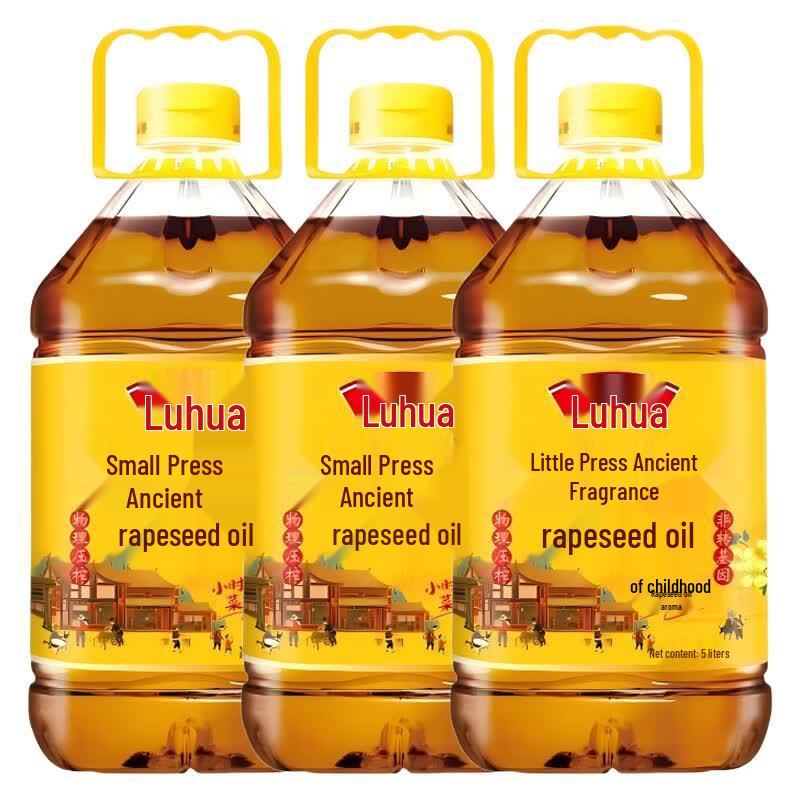 Lu Hua Classic Small Press Rapeseed Oil 3x5L Pack
