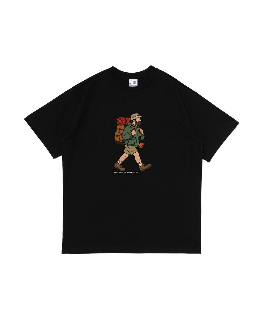Wogseuaenko Light Cool Packing Short Sleeve T-Shirt (Black)
