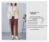 2025 Women's Fashionable Autumn Casual Cotton-Linen Short Blazer
