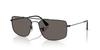 Explorer 3 Dark Grey Lens Width 0RB3779 Ray-Ban Sunglasses, Unisex, Frame/Black, Lens/Crystal (1.9), 56mm,