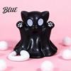 White Ghost Cat Ornament Figure 3D Printed Decorative Ornament