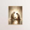 Jesus Christus Leinwand Postres Christliches Jesus Porträt Wandkunst Druck Poster Ich werde mit Christus gehen LDS Bibelvers Geschenk Poster