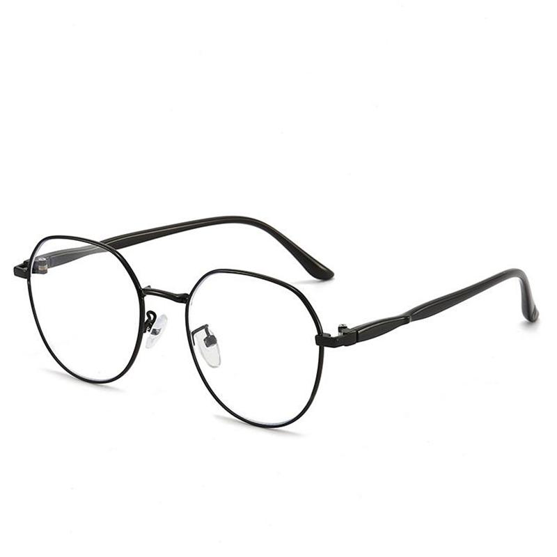 

0 -0.5 -1.0 To -4.0 Metal Women Polygon Myopia Glasses With Prescription Silver Frame Student Nearsighted Glasses For Female 0