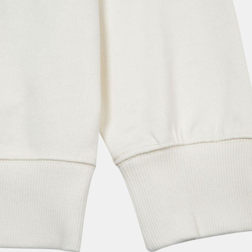 New Balance Sweatshirts Men's Ivory White Crew Neck Moderate Regular AMT21369-IV