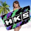 Sports Car HKS JDM Big Microfiber Beach Towels Quick Dry Towel Sand Beach Towels Pool Towel For Travel Swim Pool Yoga