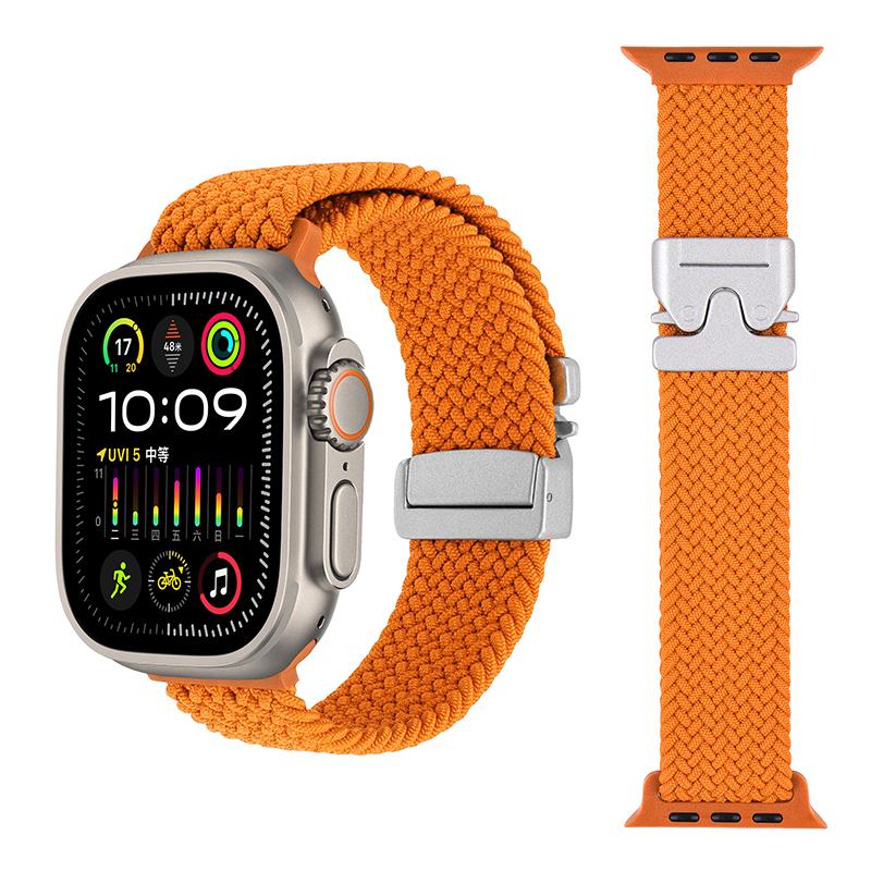 Parachute Strap For Apple Watch Ultra 3 2 Band 49mm 46mm 42mm 45mm 41mm 44mm Braided Nylon Bracelet iWatch 11 10 9 8 7 6 SE Belt