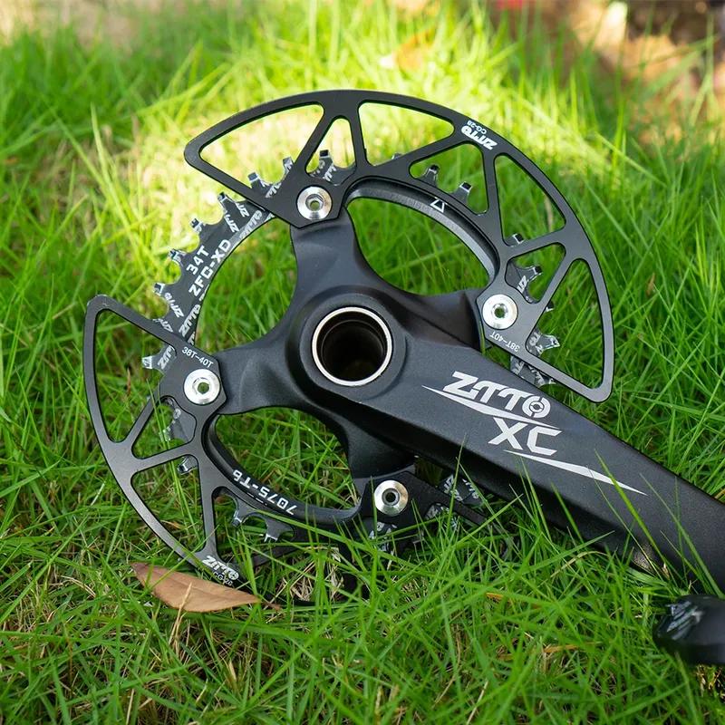ZTTO MTB 104BCD Kettenblattschutz 30/32/34/36/38/40T CNC Kettenblattschutz Abdeckung Und Schrauben Fahrrad Kettenblatt Schutz Abdeckung