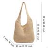 Handwoven Beach Tote Bag Boho Design for Women Shopping Commuting Valentines