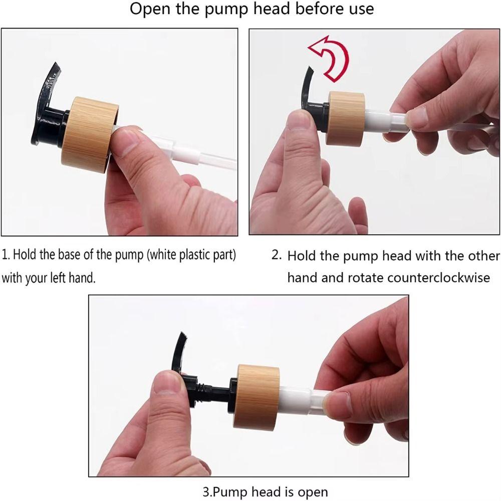 2Pcs Empty Soap Dispenser Bottle Rust-Proof Liquid Empty Container  Bathroom Use