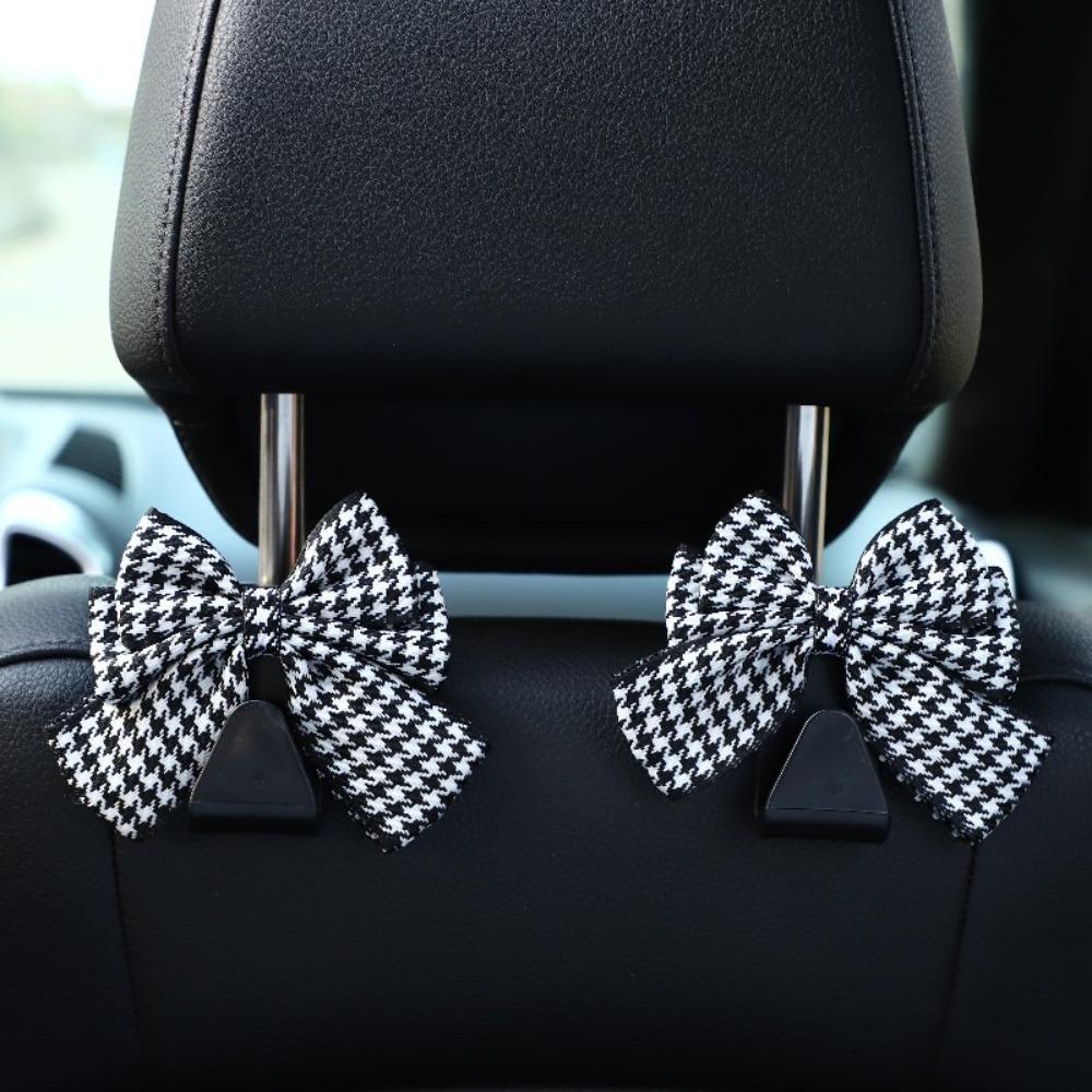 Creative Bow Shaped Car Seat Back Hook Practical Multifunctional Storage Auto Interior Accessories