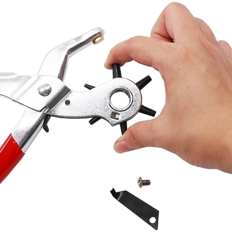 Leather Hole Punch Leather Tools Multifunctional Ordinary Carbon Steel Belt Puncher Punching Tool Belt Hole Puncher Crafts Tool