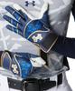 [Under Armor] UA UNDENIABLE BATTING GLOVES 6012834(410) Midnight Navy Metallic
