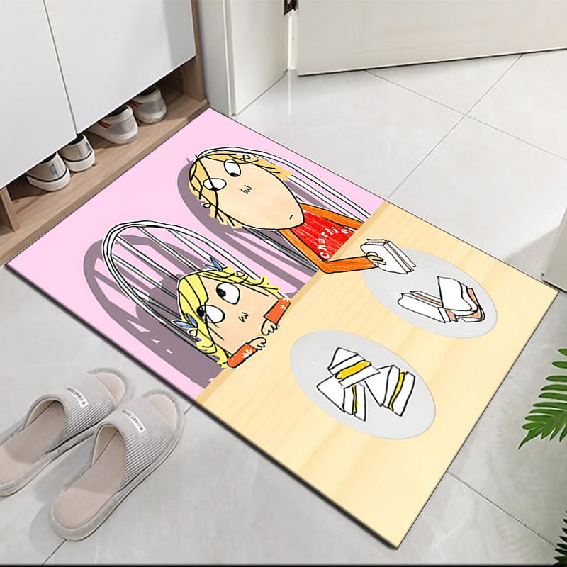 Charlie und Lola Teppich für Bürostuhl Wohnzimmer Schlafzimmer Küche Dekor Geschenke