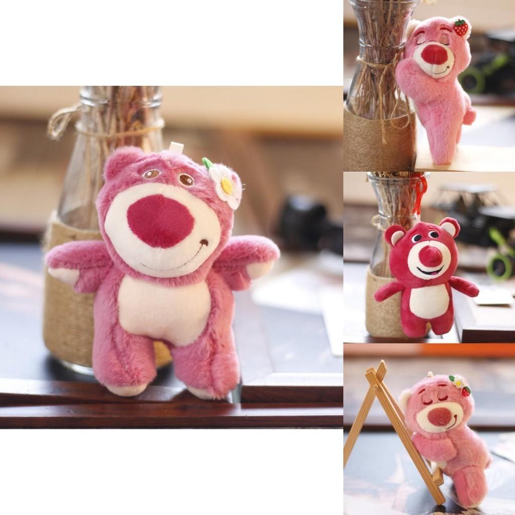 Cute Lotso Strawberry Bear Plush Pendant For Toy Story Fans