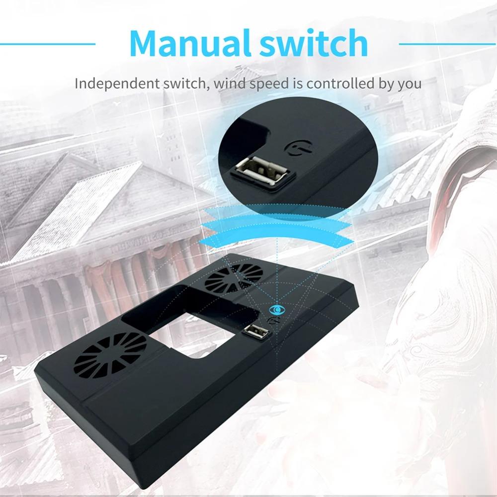 Ventilador de refrigeración para consola alimentado por USB para XBOX Series X Montaje lateral Refrigerador Radiador