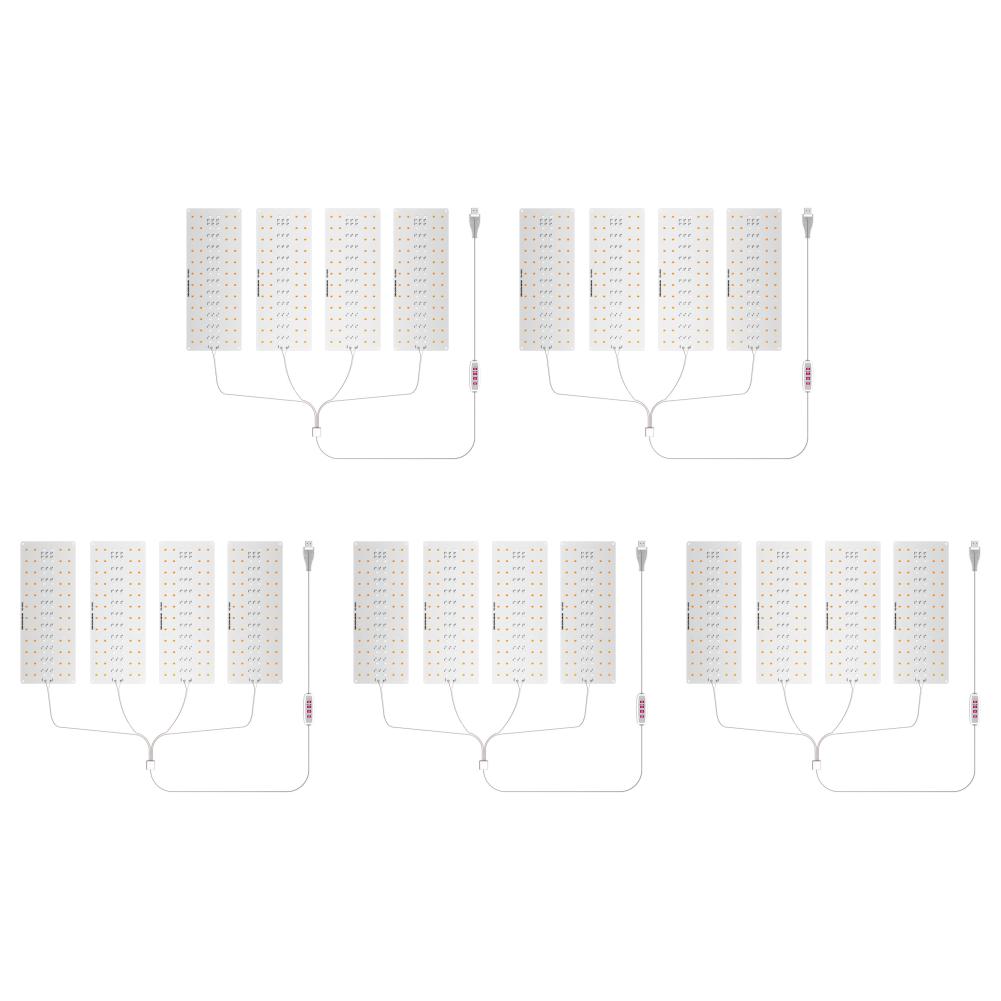

#L LED Grow Light USB Ultra-Thin Panel Grow Lights Dimmable Grow Lamp (Four head