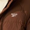 Reebok Solid Color Comfortable Warm Down Jacket Unisex Outerwear Brown 24FRM207UGBR