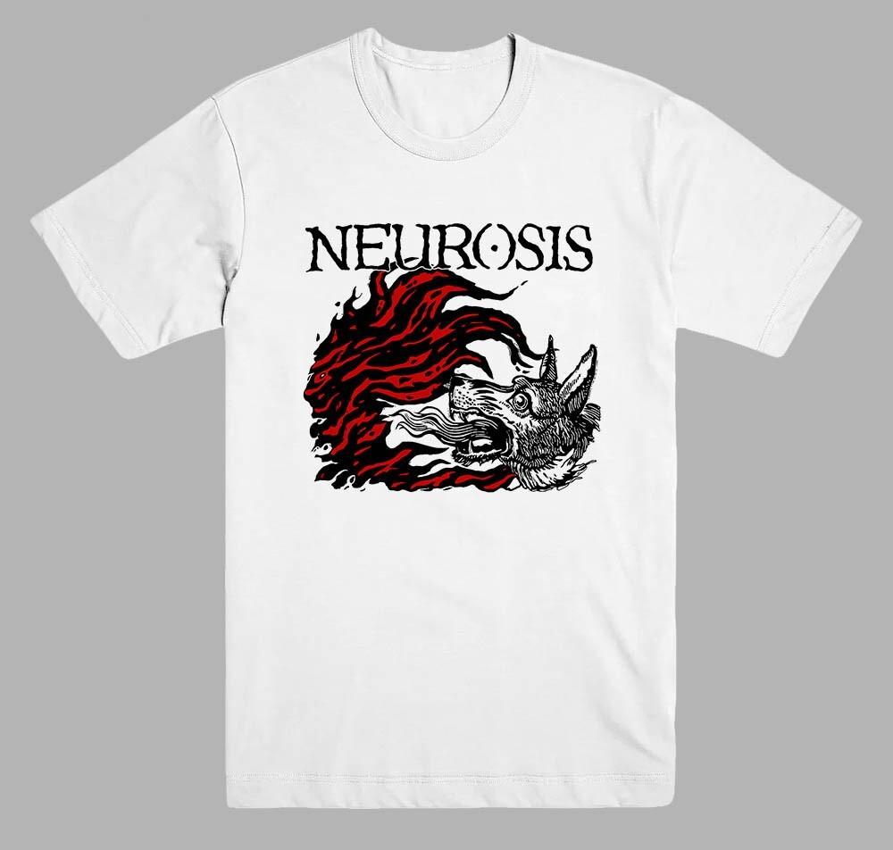 Neurosis Wolf Fire Print T-shirt