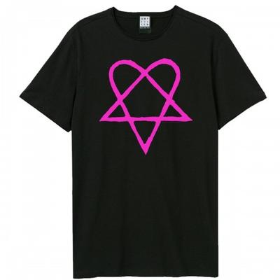 Amplified Unisex Adult Heartagram HIM T-Shirt