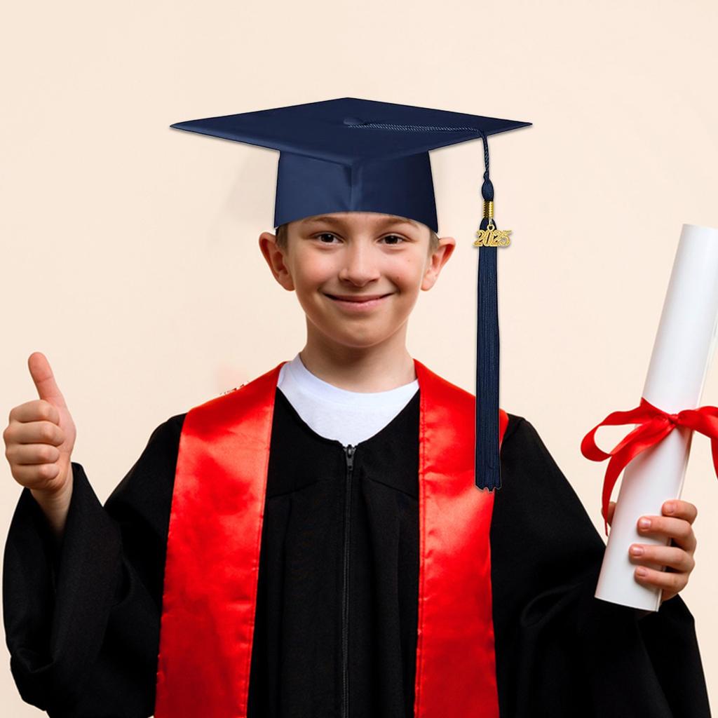 1pc Graduation Hat With Removable Year Charm Knitted Doctoral Hat Graduation Cap Personalized Master Degree Hat Bachelor Hat