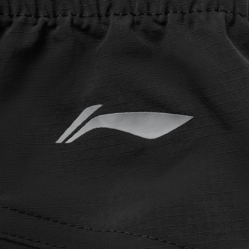 Li Ning CF Print Versatile Outdoor Quick-Dry Cool Solid Color Straight Casual Pants Women bottoms Black AYKV206-5